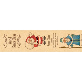 mt world Santas collection (MTCMAS126) / เทปตกแต่งวาชิ ลาย world Santas collection แบรนด์ mt masking tape จากประเทศญี่ปุ