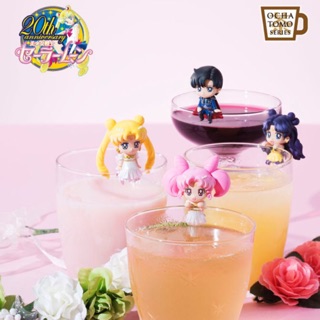 Ochatomo Series Sailor Moon Night &amp; Day 8 Pack Set เซเลอร์มูน ฟิกเกอร์แท้ โมเดล เกาะแก้ว กาชาปอง