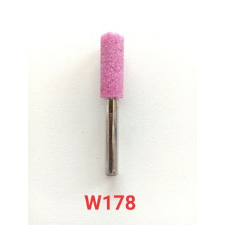 หินเจียร  หินขัด  ชมพู w178 แกน 6mm. 3/8x1"