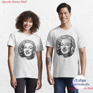 เสื้อยืดเท่ๆ มาริลิน มอนโร ความงาม วงดนตรี หิน ดนตรี เด็กผู้ชาย เสื้อยืด Marilyn Monroe Portrait Essential T-Shirt