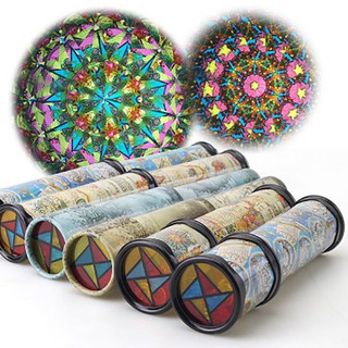 ของเล่น kaleidoscopes หลากสีสันสําหรับเด็ก