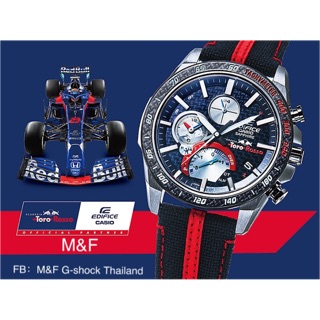 CASIO EDIEFIC Limited Edition 2019 รุ่น EQB-1000TR-2A SCUDERIA TORO ROSSO   Bluetooth + Tough Solar