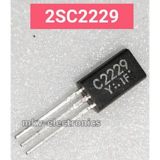 (2ตัว) C2229 , C2229Y , 2SC2229 TRANSISTOR NPN 200V 0.05A 50ma TO-92M (รหัสสินค้า M02449)