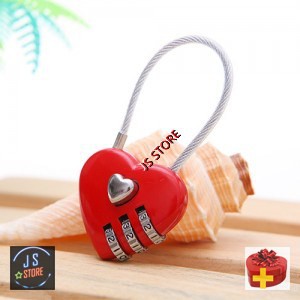 3 PIN STEEL WIRE PADLOCK MULTIFUNCTIONAL BIKE TRAVEL BAG PADLOCK ASD89