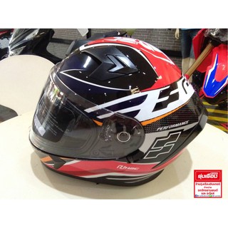 หมวกกันน็อกเต็มใบ H2C RACER L สามสี L รหัสสินค้า APSTDHMFF3LZE รอบศรีษะ 59-60 cm
