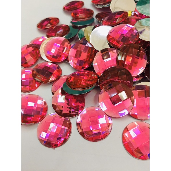 พลอยฐานเรียบขนาด810 12 14 1618 20 มิลแพค100 ชิ้น - รูปที่ 7