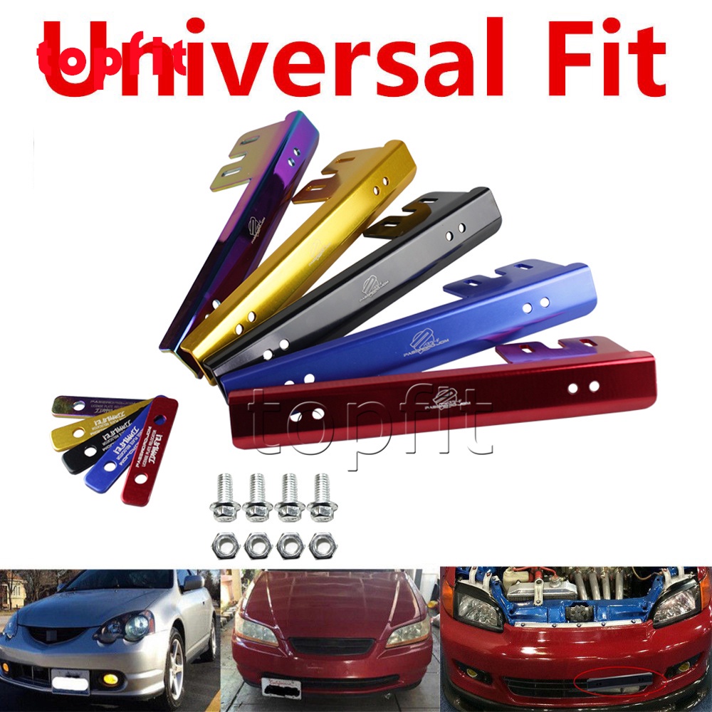 JDM PASSWORD Universal ด้านหน้ากันชนป้ายทะเบียน Relocator กรอบผู้ถือบาร์ Fit สําหรับ Honda Civic
