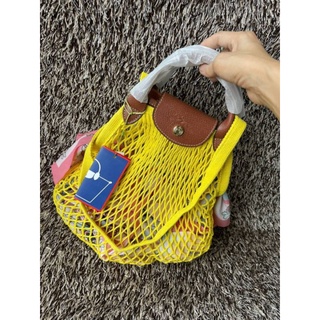 📮@2,140.-🔥🔥BIG DAY Double Bonus ลด 9 % 🔥🔥💯LONGCHAMP LE PLIAGE FILET TOP HANDLE BAG