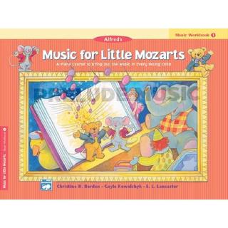 หนังสือเรียนเปียโนเด็ก Music for Little Mozarts: Music Workbook 1 (14580)