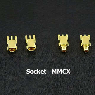 (1 คู่) Socket MMCX high quality beryllium copper gold plated สำหรับ SE535 SE215 SE425 SE846 UE900