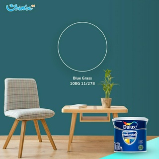 Dulux WeatherShield Ultima ชนิดกึ่งเงา 10BG 11/278 (BLUE GRASS) ขนาด ถัง 9 ลิตร