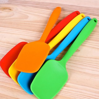 Silicone Batter Spatula Cake Cream Mixer Handled Baking Scraper Kitchen Cooking Tool  💛Kitchentool