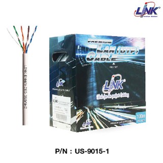 สั่งปุ๊บ ส่งปั๊บ🚀Link US-9015-1 สายแลน Cat5E 100 เมตร