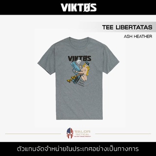 Viktos - Tee Libertatas [ASH Heather] เสื้อยืด สกรีนลายกราฟฟิค เสื้อสกรีนลายเท่ๆ เสื้อยืดสีดำ