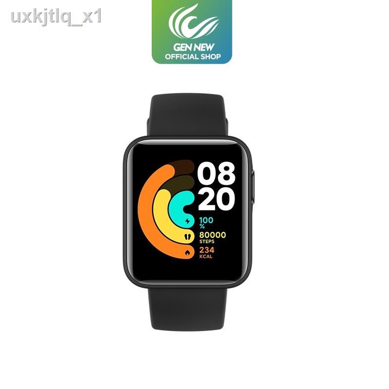 100 % ต้นฉบับ 100 % จัดส่ง⊙Xiaomi Mi Watch Lite นาฬิกาสมาร์ทวอทช์ มาพร้อม GPS ในตัว หน้าจอ 1.4" กันน้ำ 50 เมตร (Global V