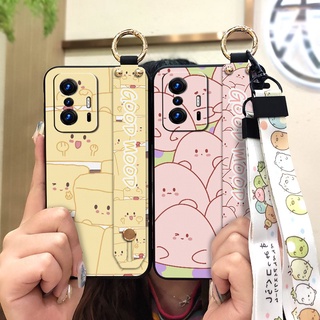 เคสโทรศัพท์มือถือ แบบนิ่ม กันน้ํา ทนทาน พร้อมสายคล้อง สําหรับ Xiaomi 11T 11T Pro