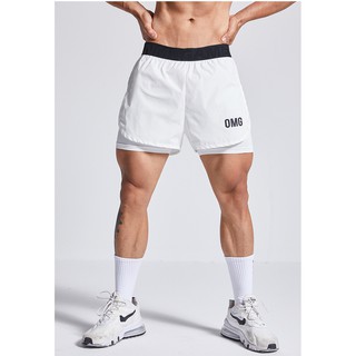 OMG Sportwear brand light black technology lined sports shorts