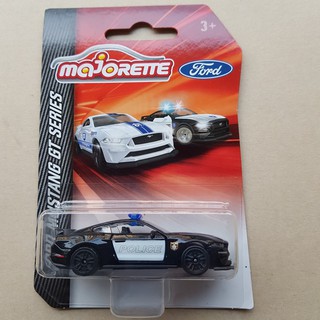 Majorette Ford Mustang GT รถตำรวจ สีดำ