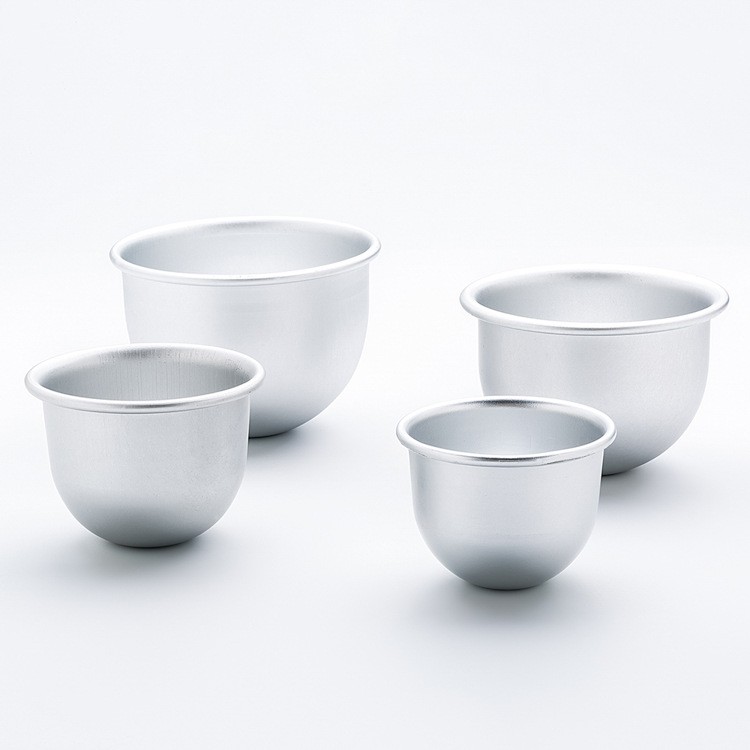 พิมพ์เค้กส้ม พิมพ์อลูมิเนียมทรงครึ่งวงกลมเล็กสำหรับทำเค้กส้ม เค้กกลม H10 H11 H12 H13 H14