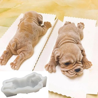 พิมพ์ซิลิโคน หมา เหมือนจริง Printed silicone dog treats บล็อคทำขนมสุนัข 5D พิมพ์เค้ก น้ำแข็ง วุ้น ฟองดอง