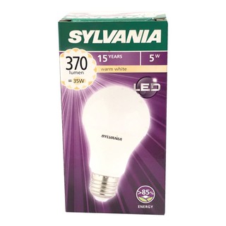 SYLVANIA หลอดไฟ ECO ToLEDo A60 5W E27 3000K V2 F (แสงวอร์มไวท์)