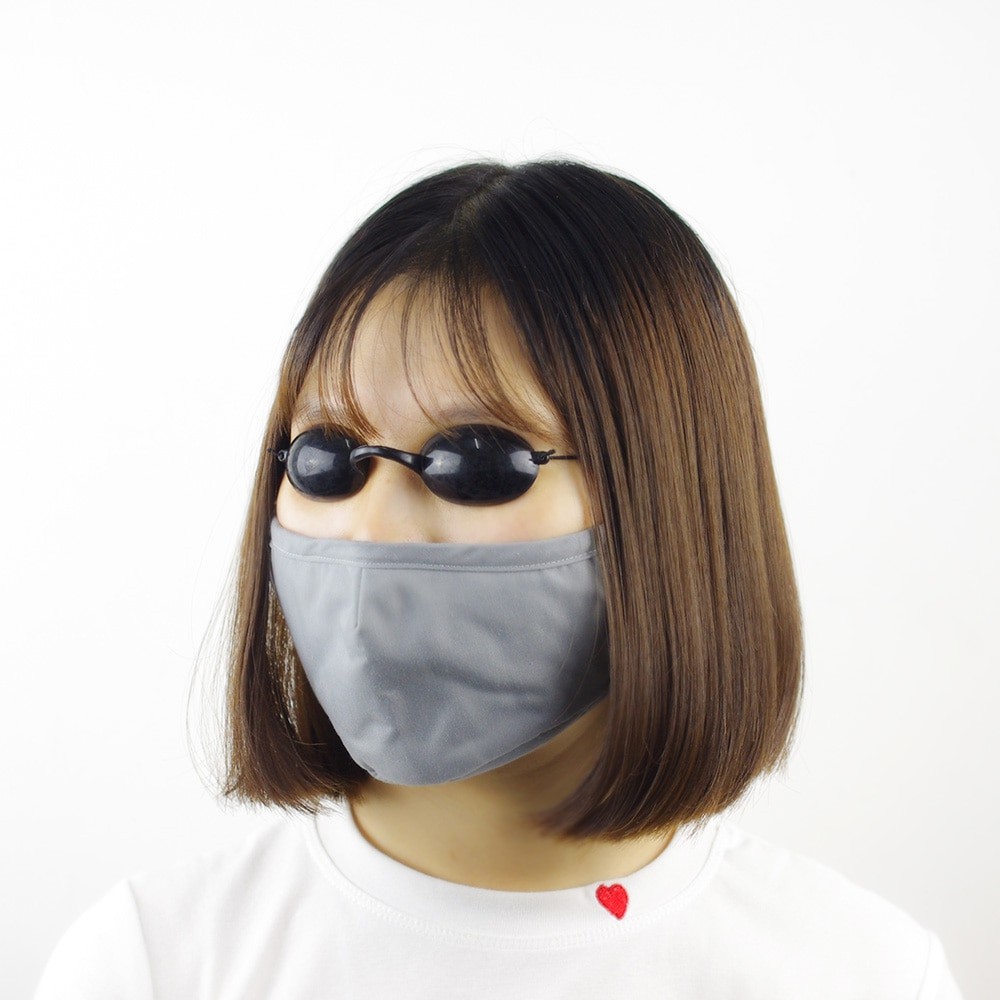 แว่นครอบเลนส์ดำกันแสงเลเซอร์เข้าตา กันแสง ipl  LED - รูปที่ 4