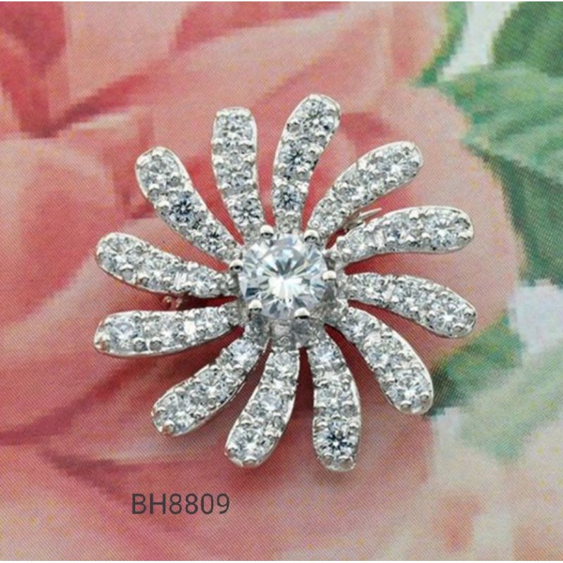 เข็มกลัดชุบ Zhulian Rhodium(BH5097)