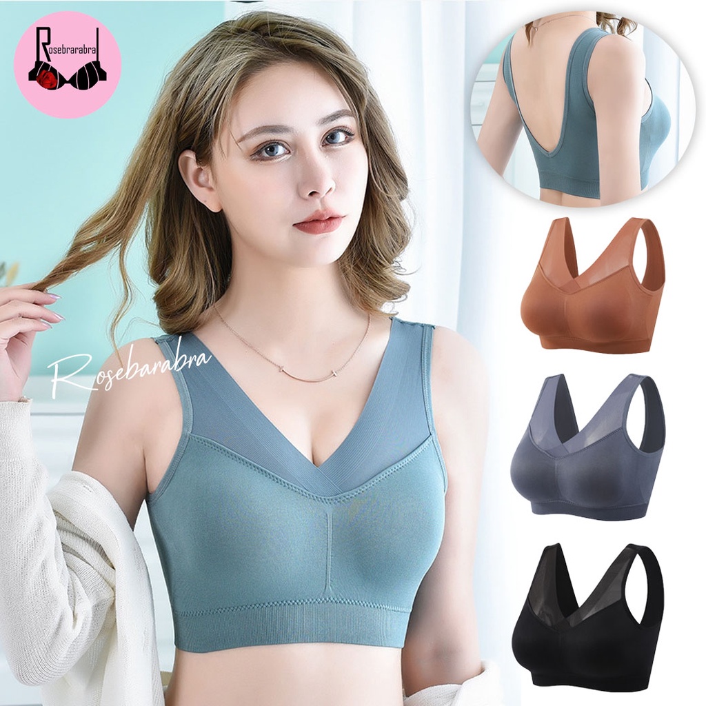 SB-1934 บราแบบสวมไร้โครง เสื้อในไซส์ใหญ่ ชุดชั้นในสาวอวบ ส่งไวจากไทย