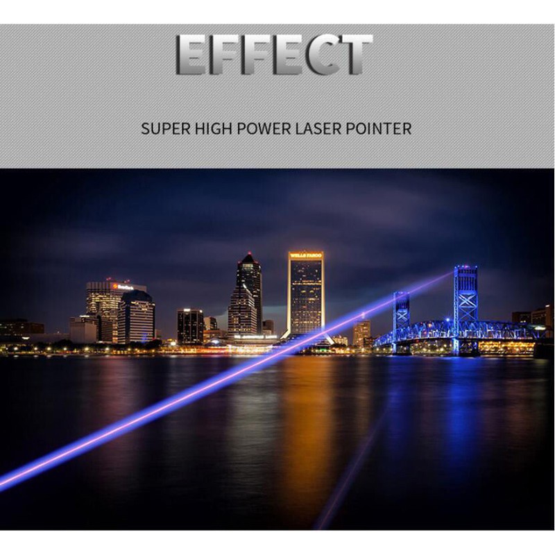 ปากกาตัวชี้เลเซอร์สีม่วงสีม่วงสีฟ้าที่มีประสิทธิภาพ 405นาโนเมตร ลําแสงจุดเดียวที่สว่างสดใส - รูปที่ 5