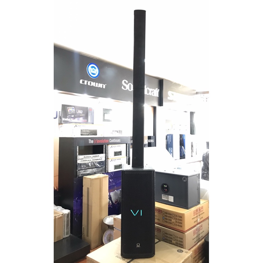Turbosound iP1000 V2 ชุดลำโพงคอลัมน์ 8×2.75 นิ้ว ซับ 2×8 นิ้ว ลำโพงเสียงแหลม 1x1 นิ้ว พร้อมขยายเสียง