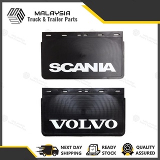 Volvo SCANIA บังโคลน PVC ขนาด 15 นิ้ว X 26 นิ้ว สําหรับรถตู้ (1 ชิ้น)