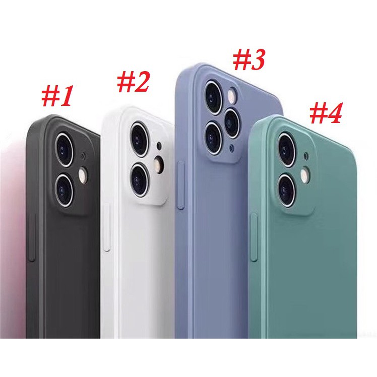 พร้อมส่งในไทย เคสไอโฟน 11,11Pro,11ProMax,12Pro,12Mini, 12ProMax เนื้อนิ่มสีด้าน