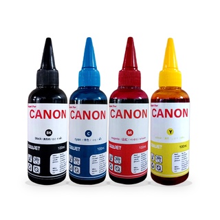 หมึกเติมเทียบเท่า Pixmajet สำหรับเครื่องพิมพ์อิงค์เจ็ท Refill Inkjet for Canon All Series ขนาด 100 ML