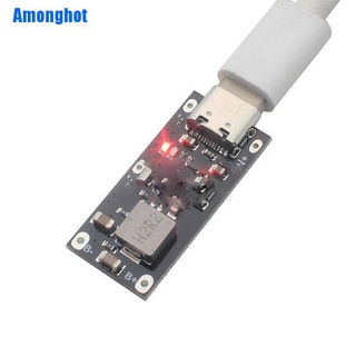 (Amonghot) โมดูลชาร์จลิเธียมลิเธียมไอออน Type-c Usb 5V 3A 3.7V 18650