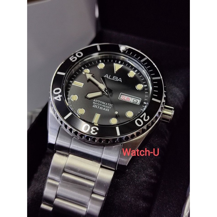 ช้อปดีมีคืน นาฬิกา ALBA AUTOMATIC ACTIVE THAILAND CREATION รุ่น AL4283X1 AL4283X AL4283 แถมสายยาง 1 
