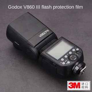 สติกเกอร์ฟิล์ม ผิวด้าน ลายพราง 3M สําหรับ GODOX V860 Iii Flash Three Generation