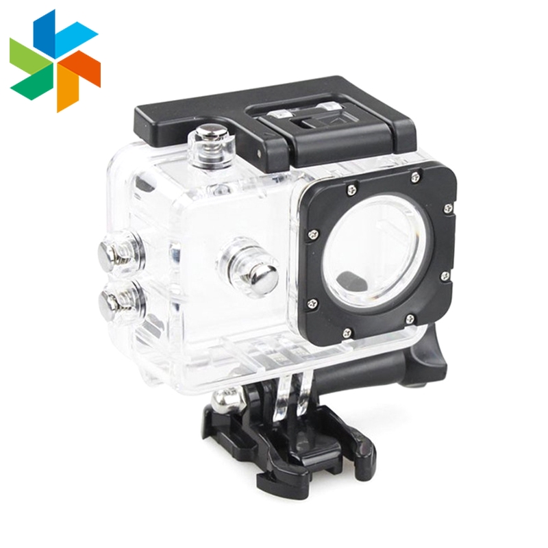 Sport Action กล้องกล่องกันน้ําสําหรับ SJ4000 /SJ4000 Wifi /SJCAM ฝาครอบกันน้ํา JP4