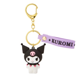 พวงกุญแจตุ๊กตา + Strap ลาย Kuromi ku / Kuromi