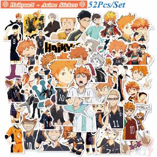 ❉ Haikyuu!! - Series 01 Anime Shoyo Hinata Tobio Kageyama Oikawa Tooru สติ๊กเกอร์ ❉ 52Pcs/Set DIY Fashion Doodle Decals สติ๊กเกอร์