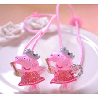 ยางรัดผม Peppa Pig สีชมพู