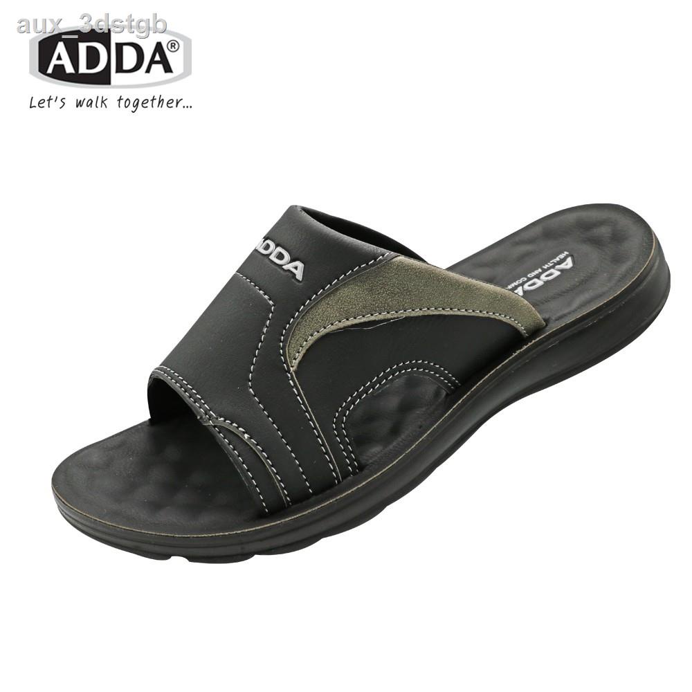 ♕ADDA PU รองเท้าแตะลำลองแบบสวม รุ่น 73802M1 (ไซส์ 39-43)