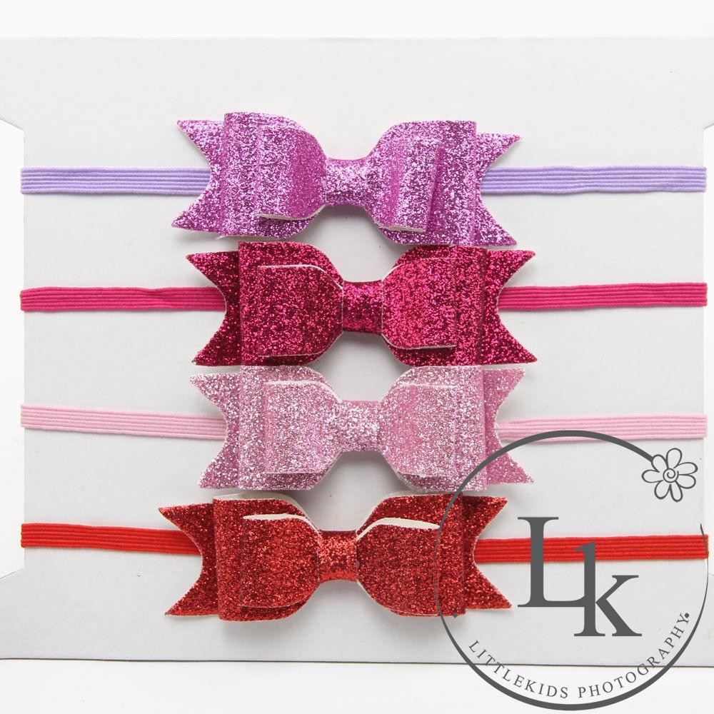 .ITเด็กทารกหวานเด็ก Hairband Bow Elastic Band สายรัดดอกไม้อุปกรณ์เสริม