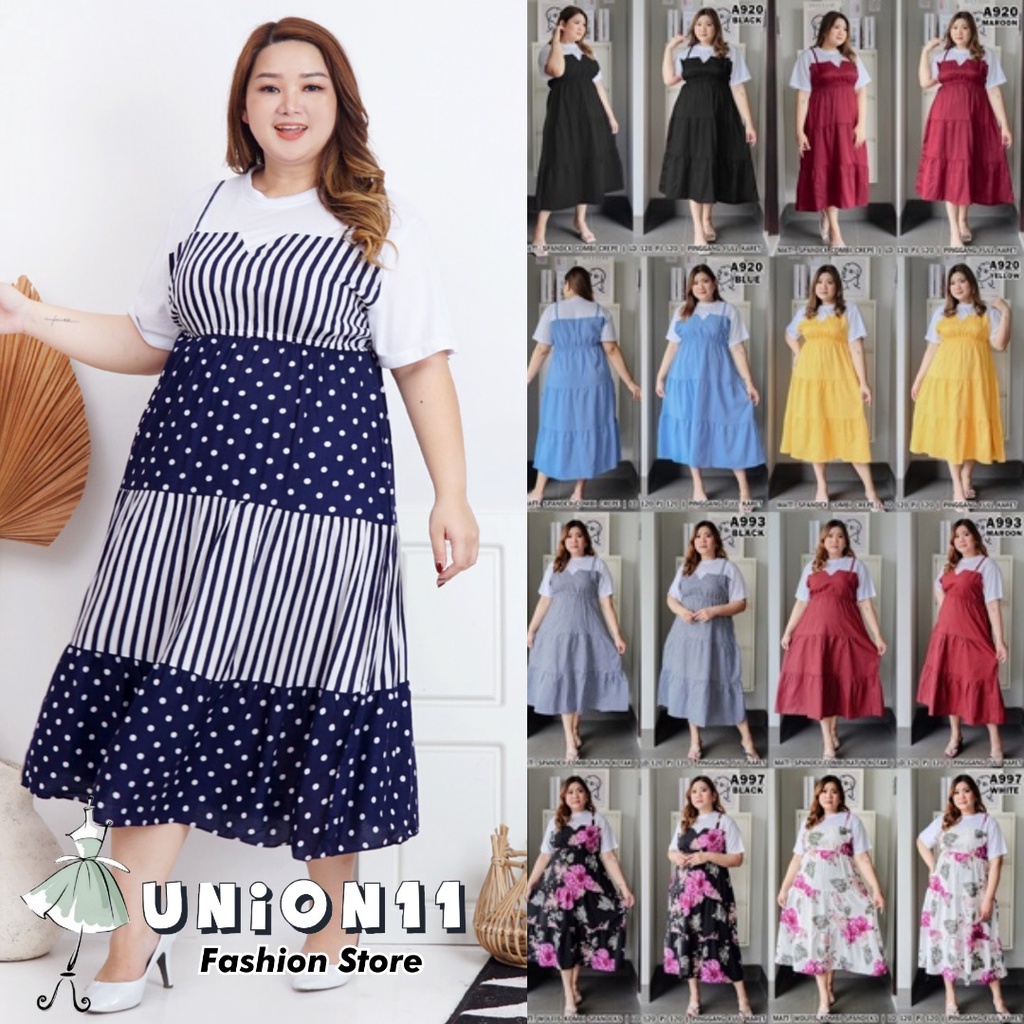 Union11 - JUMBO DRESS BIGSIZE XXXL Women/MAXI JUMBO Women/Latest Women DRESS/JUMBO DRESS Women BB 80