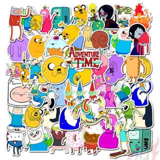 สติกเกอร์ ลาย Adventure Time with Finn and Jake รุ่น 02 สำหัรบติดกระเป๋าเดินทาง แล็ปท้อป สเก็ตบอร์ด 50 ชิ้นต่อเซต