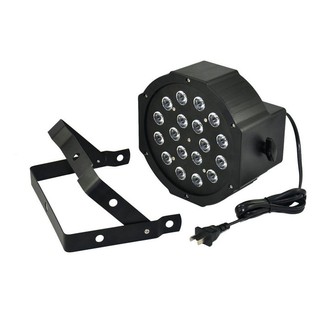 nbc ไฟเวที พาร์ LED 18 หลอด 3 สี RGB (สีดำ)