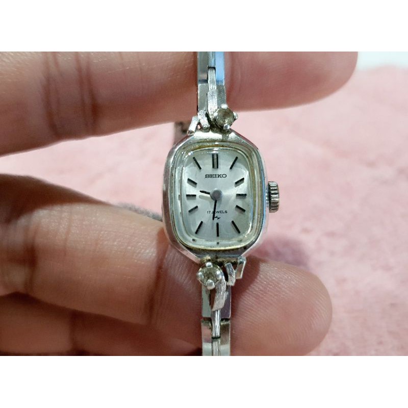 นาฬิกา Seiko ของแท้ วินเทจ ไขลานปกติ งานสวยหรู งานปราณีตสุดๆ งานเก่าเก็บ หายากแล้ว