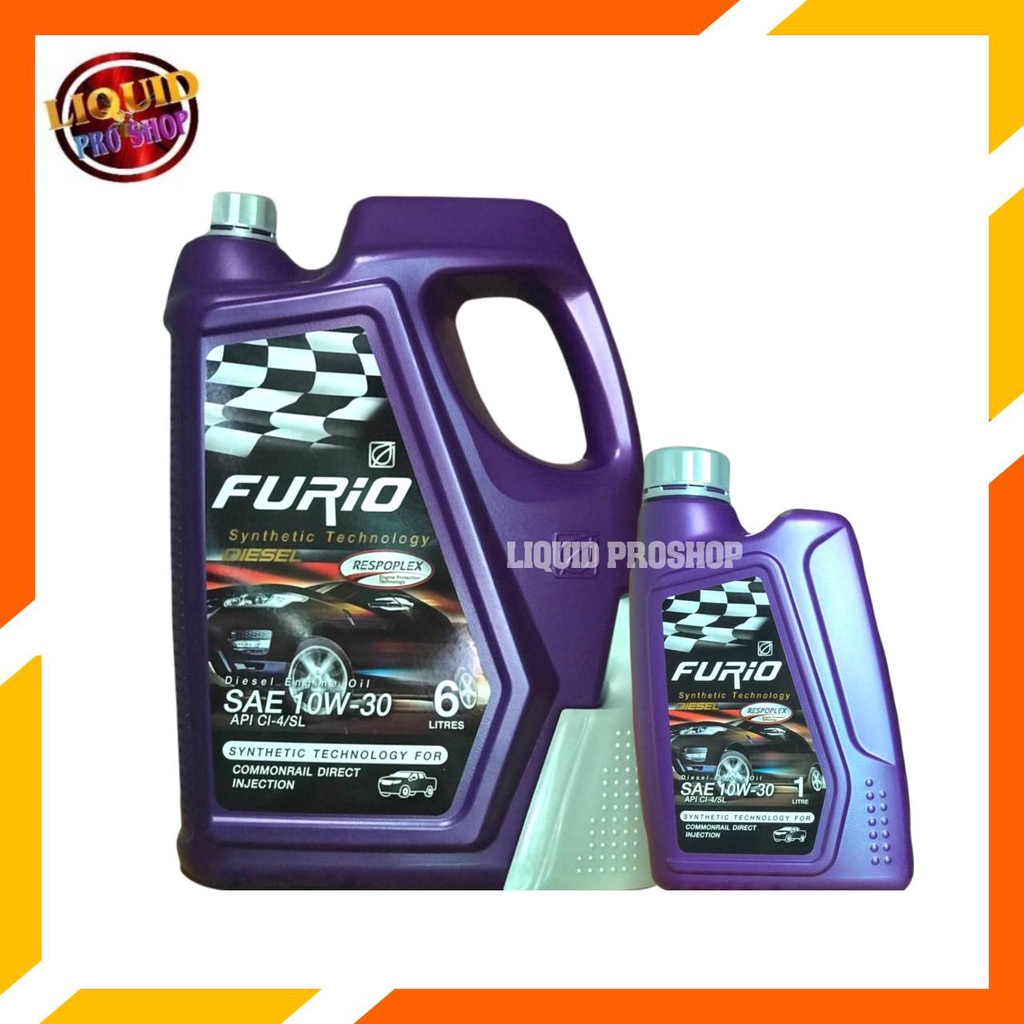 บางจาก FURIO SYNTHETIC TECHNOLOGY DIESEL น้ำมันเครื่องดีเซล บางจาก ฟูริโอ้ 10W-3