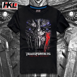 T-shirt  เทศกาลฤดูร้อนใหม่ Transformers Megatron Optimus Prime แขนสั้นเสื้อยืดหญิง Decepticons ภาพยนตร์ยุโรปและอเมริกา P