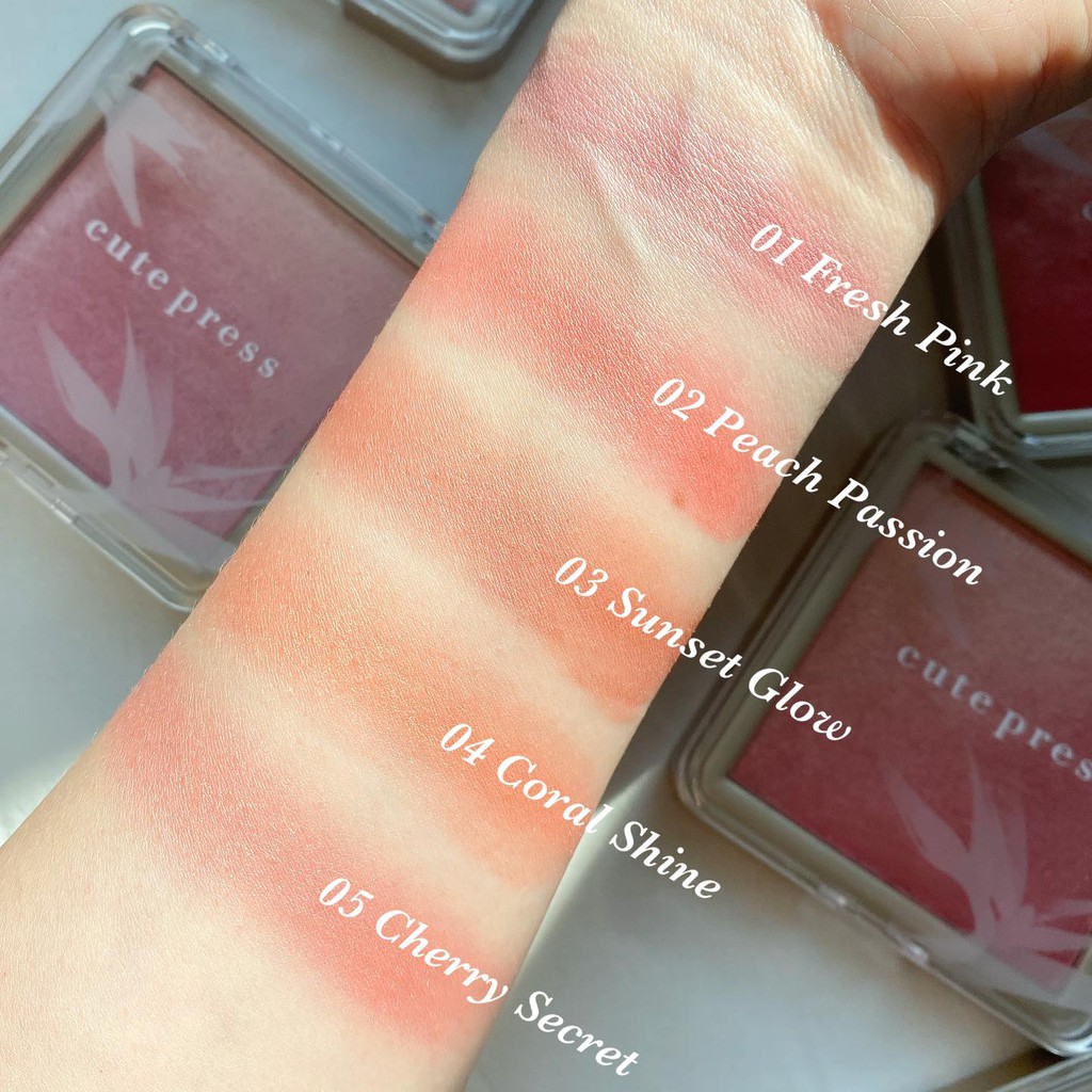 cute press blush