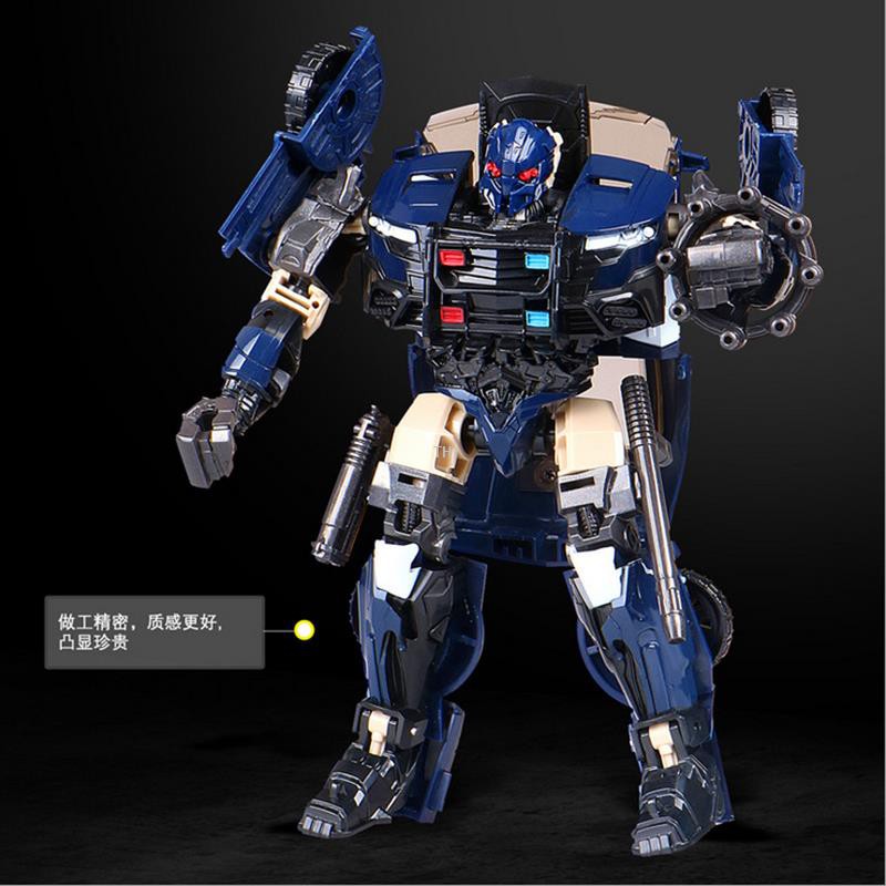 Transformers 5 Robot Decepticon Barricade Car Boy Child Deformed Police ...